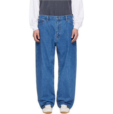 WTAPS 男士 牛仔长裤 蓝色 Blues Straight 牛仔裤