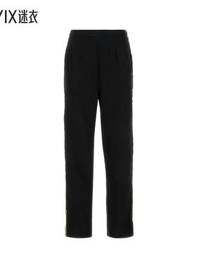 【春夏新品】Bode 女款黑色绉纱裤子 迷衣时尚