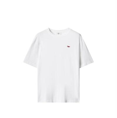 Maison Kitsuné 男士 FW26 T恤 PROFILE 红色狐狸棉质