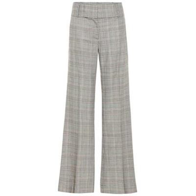 FRAME 女士 长裤 Metropolitan 格纹阔腿裤