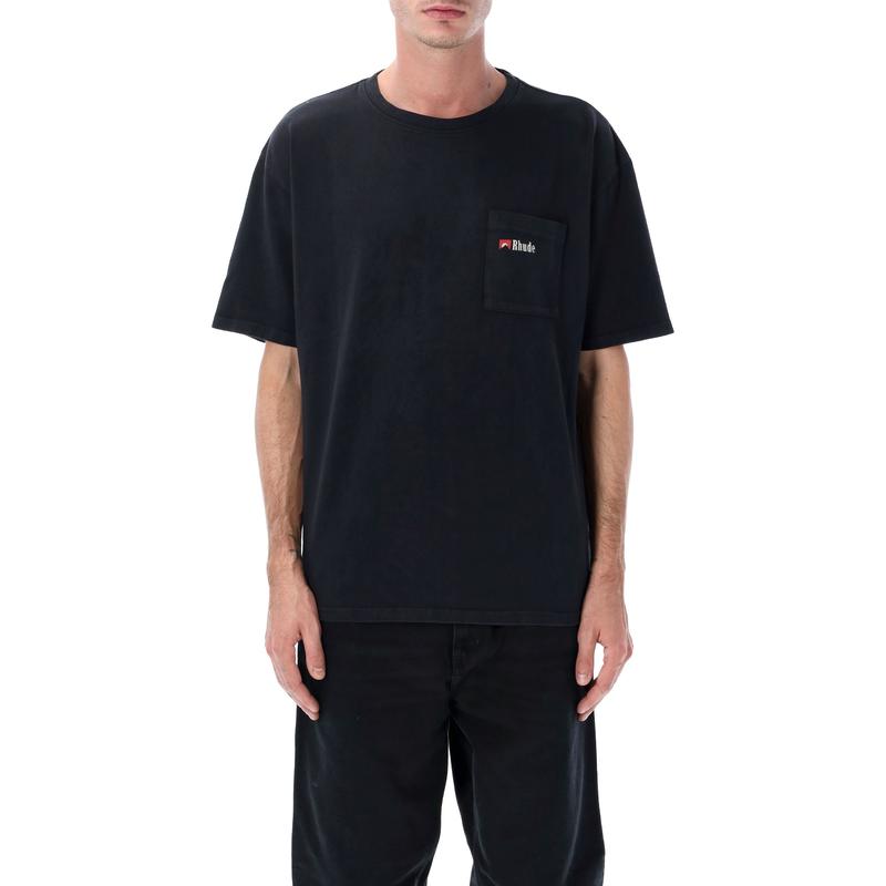 Rhude 男士 FW25 T恤 Moonlight 狼口袋T恤