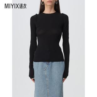 Maison 女士 MM6 Margiela马吉拉 明线圆领上衣 迷衣时尚