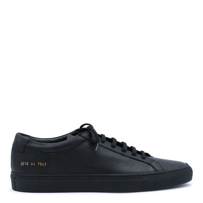 Common Projects 男士 FW26 运动鞋 ACHILLES PREMIUM 黑色皮质