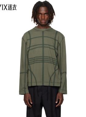 Craig Green 男款卡其色 Flatlock 长袖 T 恤 迷衣时尚