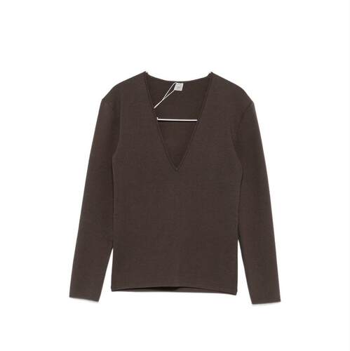 Totême 女士 FW26 毛衣 TOTEME PRE 棕色毛线衫