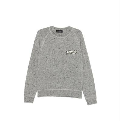 DSquared2 D二次方 男士 FW26 上衣 DSQUARED2 带Logo拼缀毛线衫