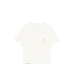 SS26 Baby Maison 女士 Dressed Fox 灰白色 Kitsuné T恤