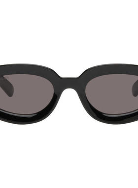 Gucci古驰女士 秋冬新品 太阳镜 黑色 Geometric Frame 太阳镜