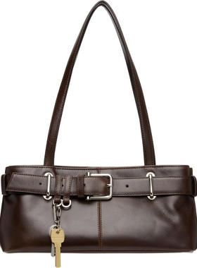 Osoi 女士 单肩包 棕色迷你 Brocle 单肩包