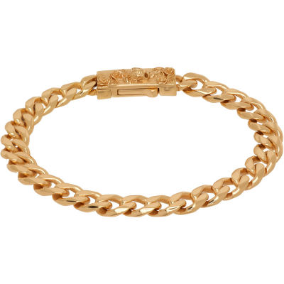 Emanuele Bicocchi 男士 手链 Skull Box Clasp Chain