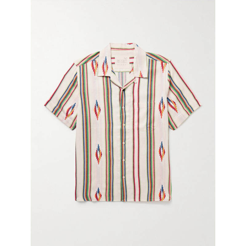 KARDO 男士 FW25 衬衫 Lamar 可拆卸领棉提花衬衫