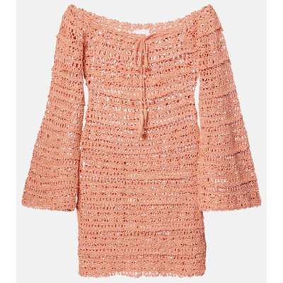 ANNA KOSTUROVA 女士 短款连衣裙 Bella 钩花棉质迷你连衣裙