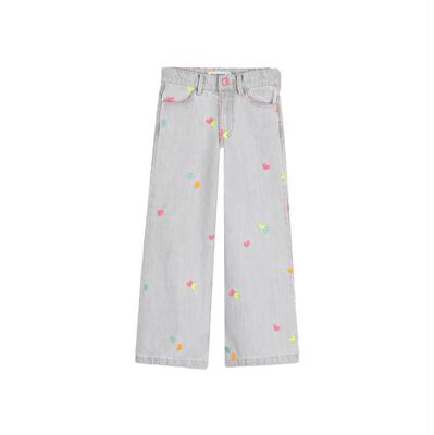 Billieblush 女童 牛仔长裤 PANTALONE CON CUORICINI 牛仔裤童装