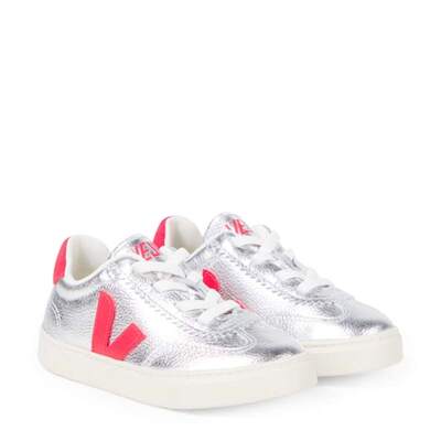 VEJA 女童 运动鞋 Volley 金属感皮质童鞋
