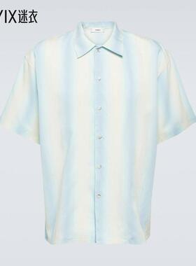 COMMAS  男 宽松款条纹保龄球衬衫 迷衣时尚