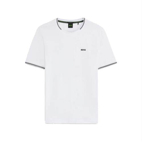 Boss 博斯 男士 SS26 T恤 Cotton-piqué T-shirt