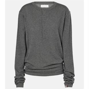 Extreme Cashmere 女士 上衣 N°370 Herman 棉质羊绒毛衣