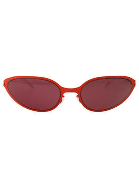 Mykita 中性（成人） FW25 眼镜 焦橙色不锈钢太阳眼镜