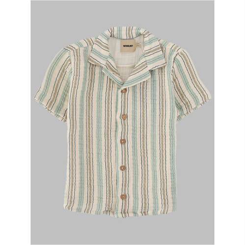 WHEAT 男童 SS26 衬衫 s/s anker 童装