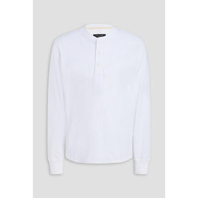 Rag  Bone 男士 T恤 棉针织亨利领T恤