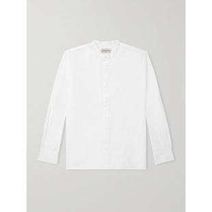 衬衫 男士 Gaston 旧式 Officine 衣领棉质府绸衬衫 Générale