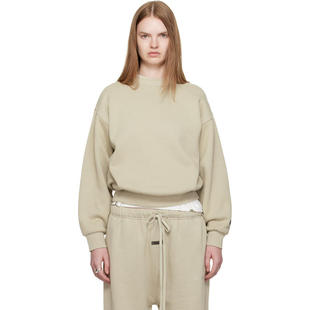 Essentials 女士 卫衣 灰褐色 Classic Fit Crewneck 套头衫
