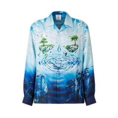 Casablanca 男士 SS26 衬衫 卡萨布兰卡失落的亚特兰蒂斯长袖