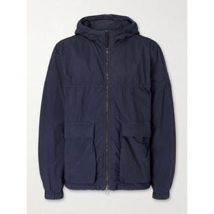 男士 大衣 Logo Stone Shell 石头岛 Appliquéd 连帽 Island