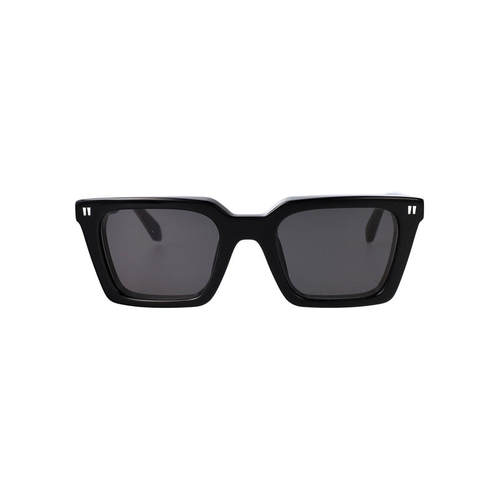 Off-White 中性（成人） SS26 太阳镜 光泽黑色醋纤太阳眼镜