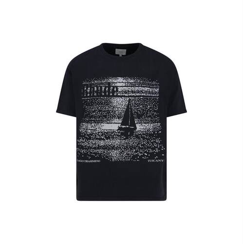 Rhude 男士 SS26 T恤 印花圆领
