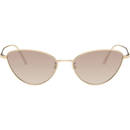 Khaite 女士 太阳镜 金色 Oliver Peoples 联名 1998C