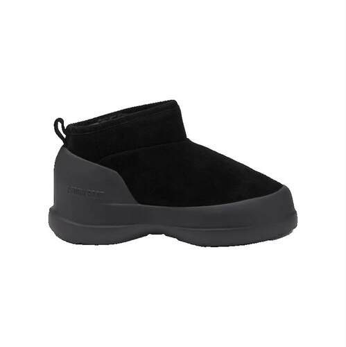 Moon Boot 月亮靴 女士 短靴 MEZZALUNA BLACK SUEDE LOW BOOTS