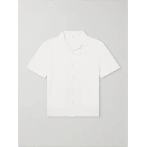 MR P. 男士 FW26 衬衫 Camp-Collar 亚麻有机棉混纺