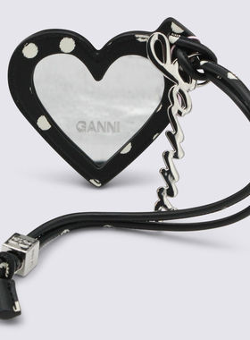 Ganni 女士 SS26 钥匙扣 Keychains 黑色钥匙扣