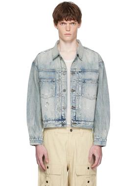 ROCKSTEADY 男士 夹克 蓝色 Type 2 Trucker 牛仔夹克