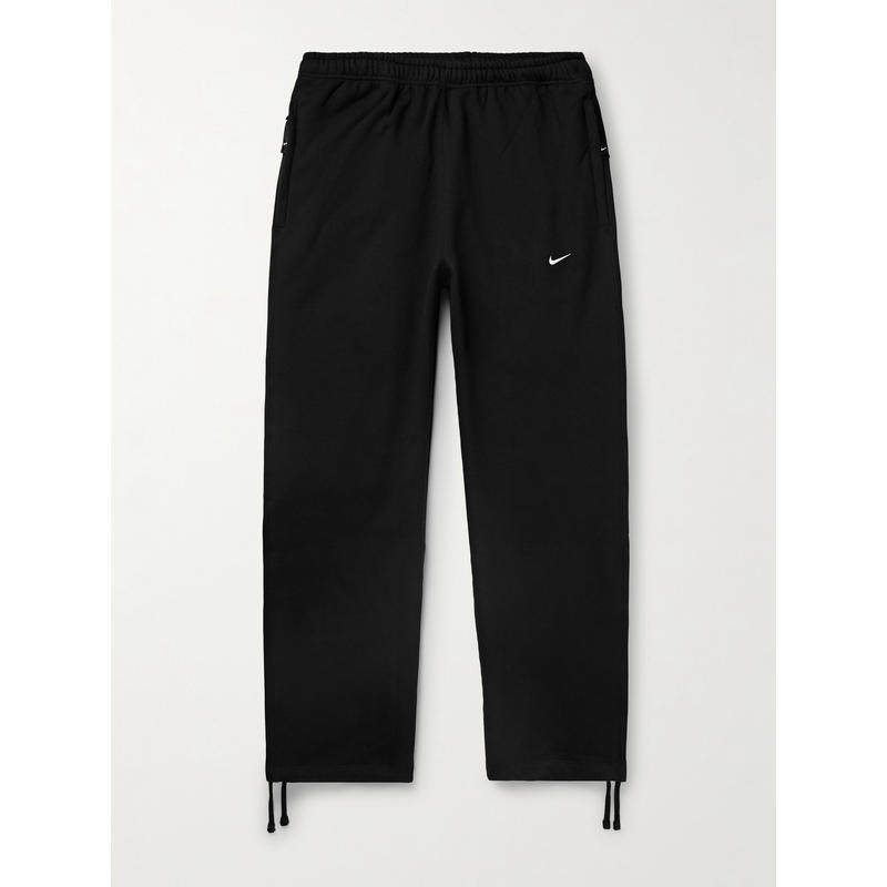 Nike 男士 运动长裤 Solo '勾'直筒Logo刺绣棉混纺针织运动裤