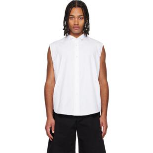 Our Legacy 男士 衬衫 白色 Wing Sleeveless