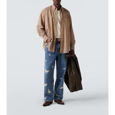 Our Legacy 男士 衬衫 Borrowed 棉质薄纱