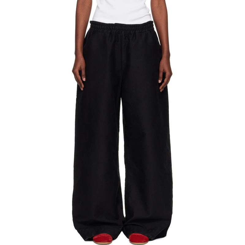 YMC 女士 长裤 黑色 Envelope 长裤