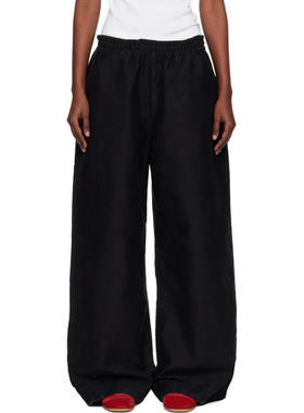 YMC 女士 长裤 黑色 Envelope 长裤