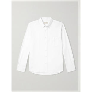 SS26 男士 衬衫 领尖带扣式 Officine 棉质牛津衬衫 Générale