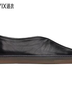 Lemaire 男款黑色 Linoleum Piped 乐福鞋 迷衣时尚