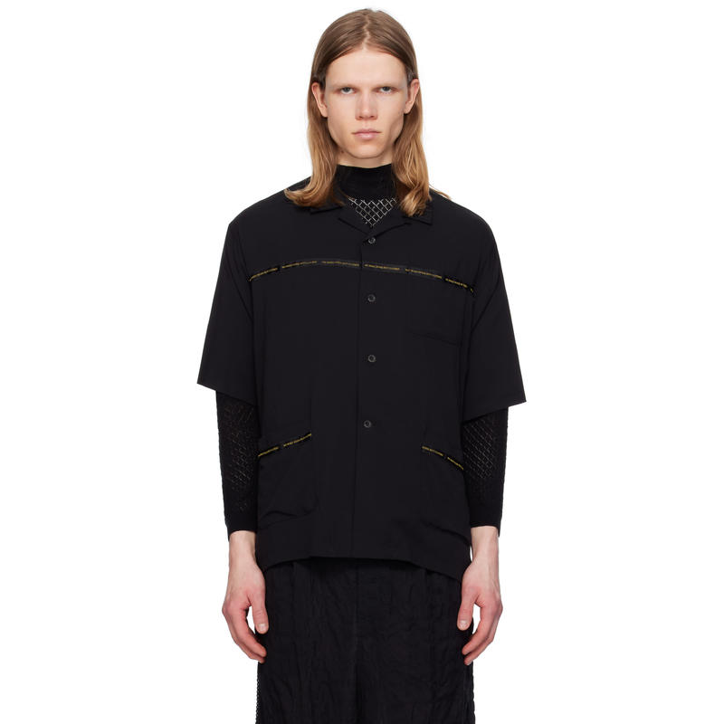 UNDERCOVER 男士 衬衫 黑色 UP1E4405 衬衫