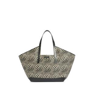 SS26 托特包 Logo Marni Waves 女士 Patch 手提包 玛尼