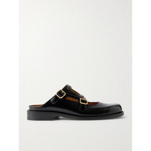 SS26 女士 凉拖 Sabot Marni 编织皮质便鞋 玛尼