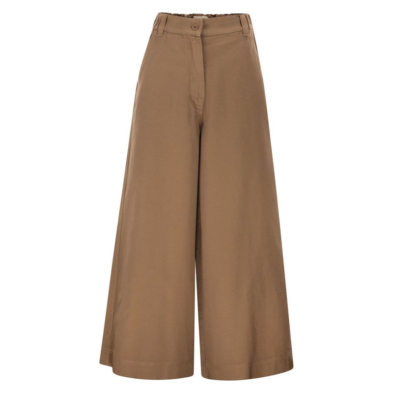 Weekend Max Mara 女士 SS26 长裤 WKDARIETE 棉质斜纹布裤子图片