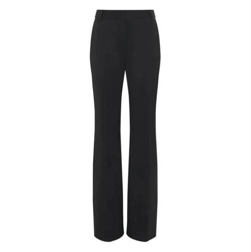 Marine Serre 女士 FW25 长裤 SERRE 海军风黑色裤子