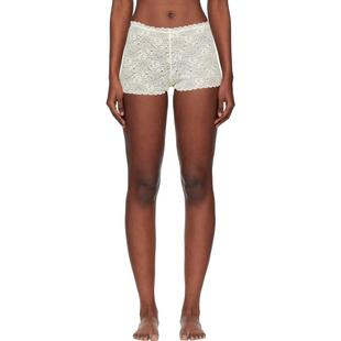 Fruity Booty 女士 短裤 灰白色 Meringue Lace Shortie