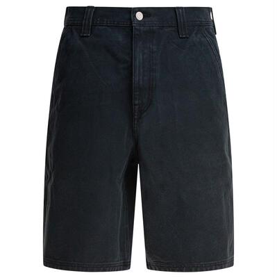 STUSSY 斯图西 男士 FW25 短裤 棉质黑色