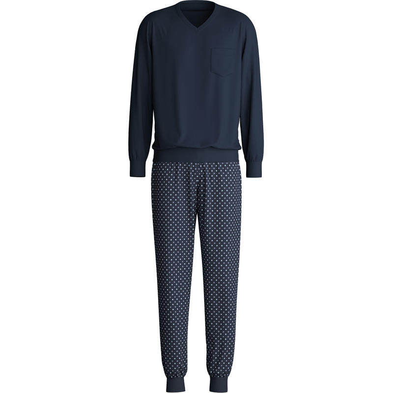 Calida 男士 SS26 睡衣 海军蓝棉质